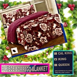 Brand new 3 pieces Blanket size king ,Queen